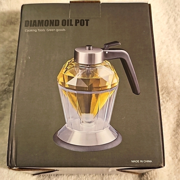 NIB Muweiqi Stainless Steel One Hand Press Olive Oil Dispenser - Picture 13 of 14